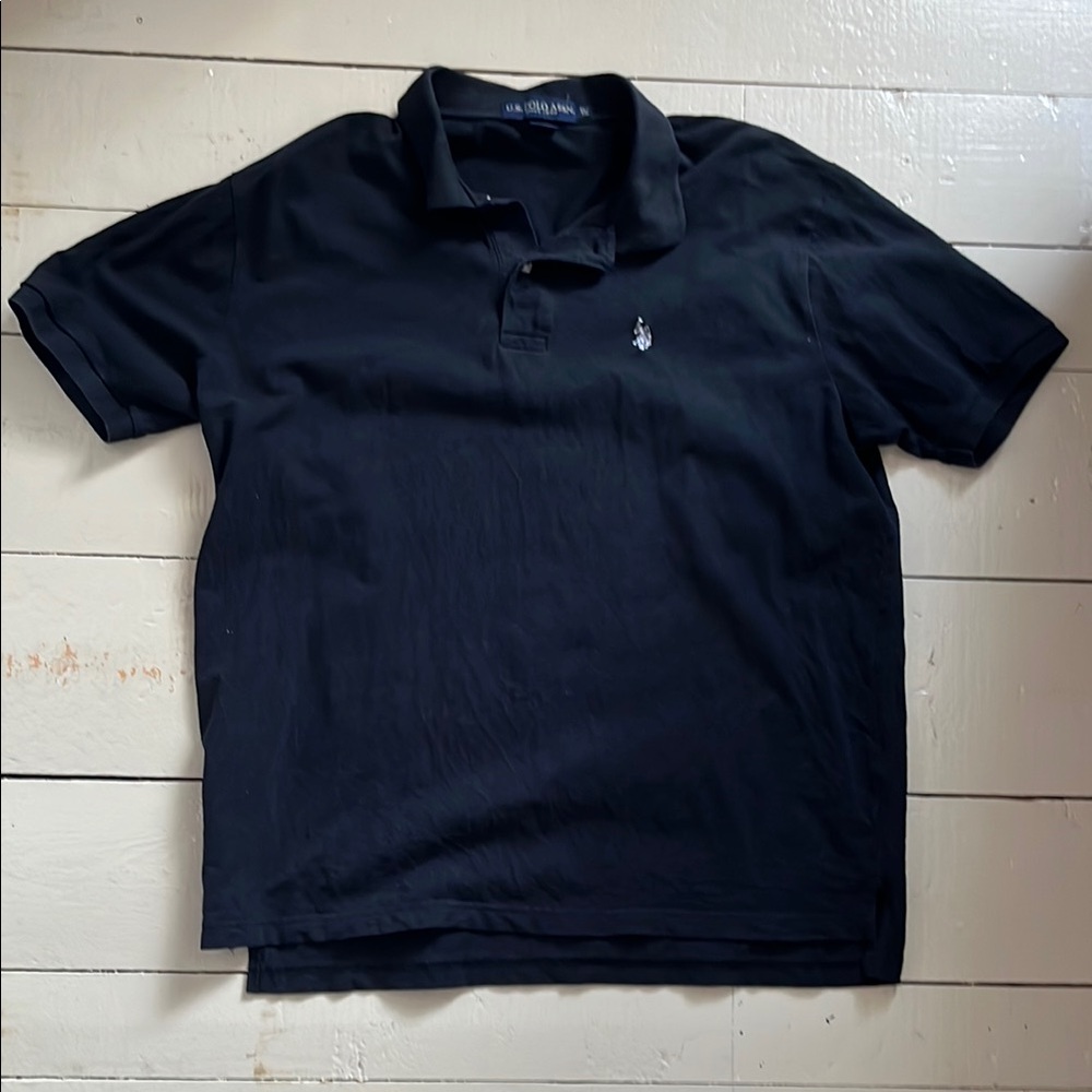 U.S. Polo Assn. Black Polo Shirt Classic Design